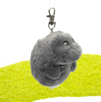 Schlüsselanhänger mit Karabinerhaken Groke (Mumin) 10cm