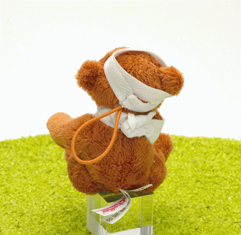 Schlüsselanhänger Bär - Patient 12cm