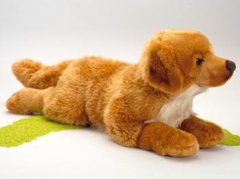 Plüschtier Hund Golden Retriever bernsteinfarben 60 cm
