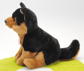 Plüschtier Hund Schäferhund Welpe sitzend 30cm