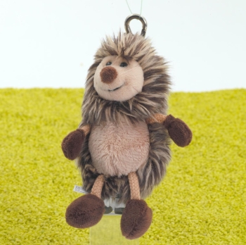 Schlüsselanhänger mit Karabinerhaken Igel Iggy stehend 10cm