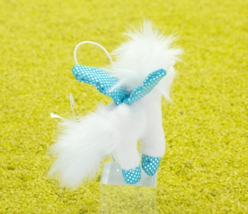 Schlüsselanhänger Supermini Dreamworld Pegasus blau 6cm