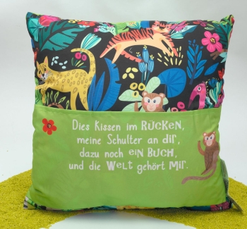 Kissen Sofahelden Lesekissen Kids Dschungel