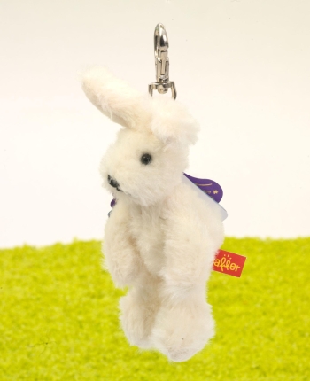 Schlüsselanhänger mit Karabinerhaken Hase Möhrchen 10cm