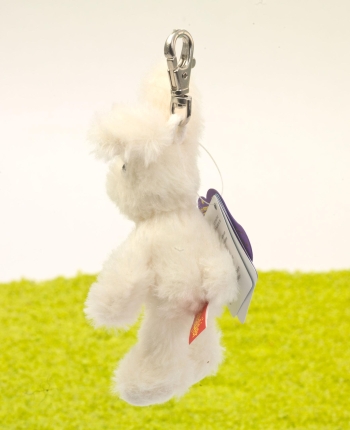 Schlüsselanhänger mit Karabinerhaken Hase Möhrchen 10cm