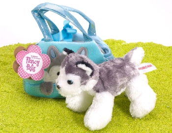 Fancy Pals Plüschtier Peek-a-Boo Husky in der Tasche 20,5cm
