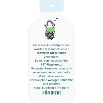 Kissen aus Plüsch Herz Denke