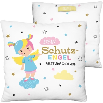 Kissen aus Plüsch Engel ( Schutzengel)