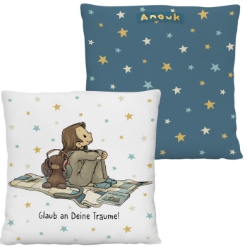 Kissen aus Plüsch Anouk