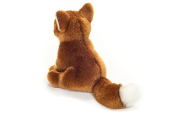 Plüschtier Fuchs sitzend rotbraun 20cm