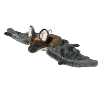 Plüschtier Fledermaus dunkelbraun 24cm