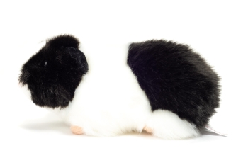 Plüschtier Meerschweinchen schwarz-weiß 20cm