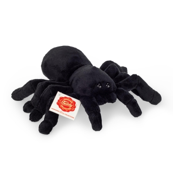 Plüschtier Spinne schwarz 16cm