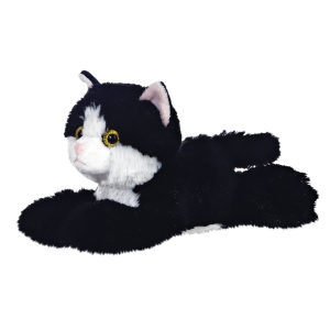 Plüschtier Mini Flopsie Katze Maynard Black White 20,5cm