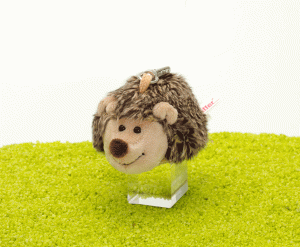 Schlüsselanhänger mit Karabinerhaken Igel Iggy 9cm