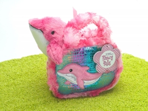 Fancy Pals Plüschtier Delfin in der Tasche 20,5cm