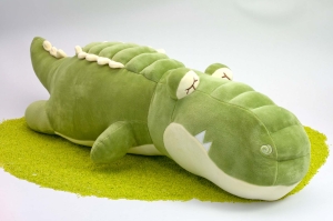 Plüschtier Krokodil liegend 75 cm
