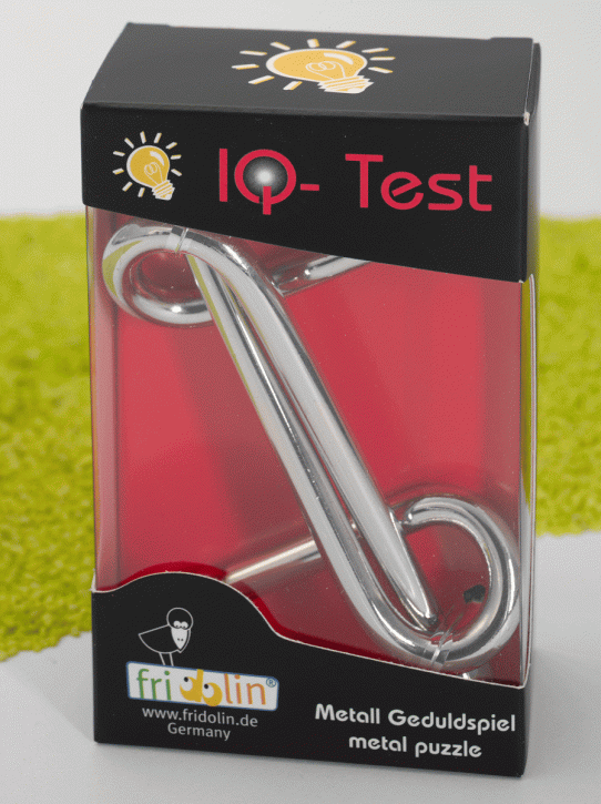 IQ Test Geduldspiel aus Metall - Gebogene Stifte