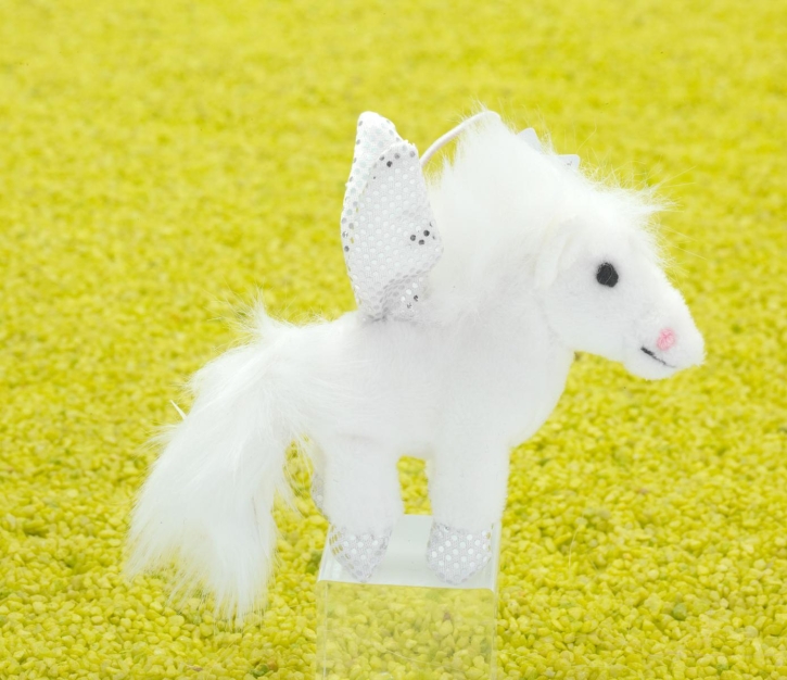 Schlüsselanhänger Supermini Dreamworld Pegasus silber 6cm