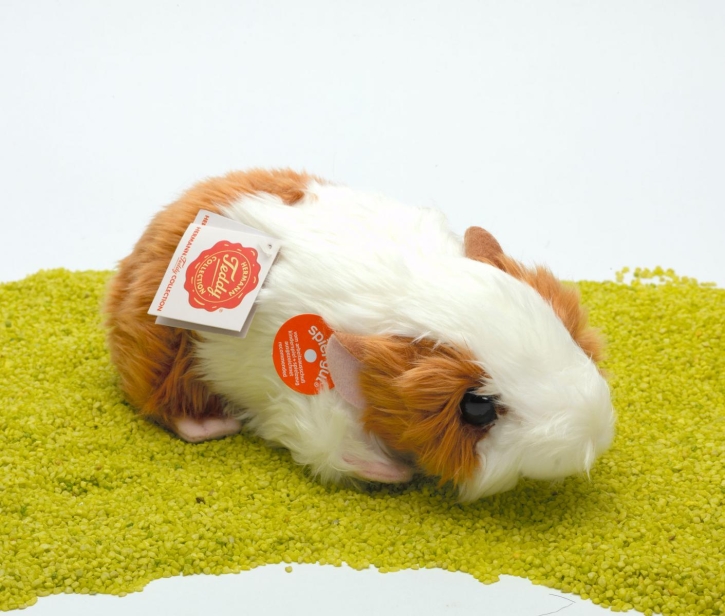 Plüschtier Meerschweinchen gold-weiß 18cm