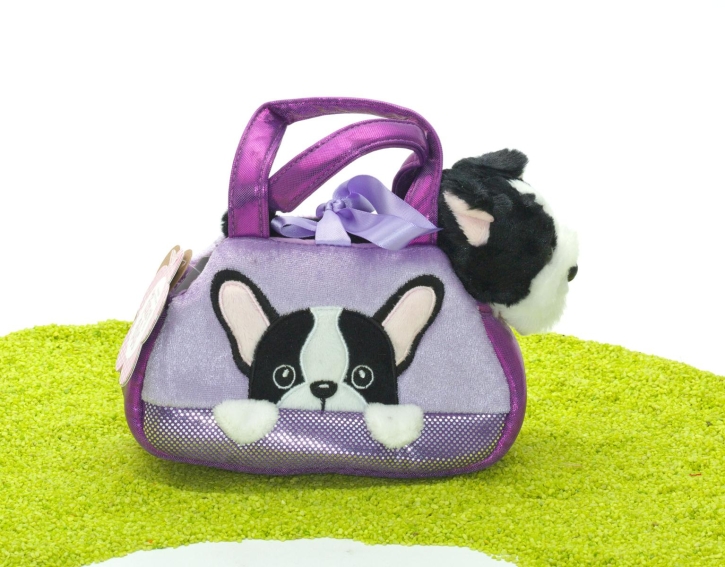 Fancy Pals Plüschtier Peek-a-Boo Französische Bulldogge in der Tasche 20,5cm