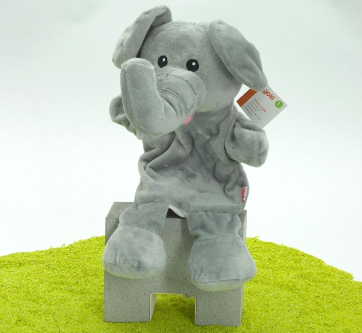 Handpuppe mit Beinen Elefant